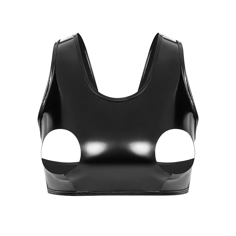 Women Sexy Lingerie Oil Glossy PVC Leather Vest Cupless Bra Body Harness Caged Rear Zipper Tank Bralette Crop Top S-3XL
Women Sexy Lingerie Oil Glossy PVC Leather Vest Cupless Bra Body Harness Caged Rear Zipper Tank Bralette Crop Top S-3XL