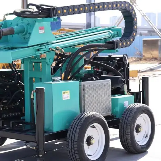 Customized Multifunctional SM200 Small Wheel-Type Diesel Drilling Rig Specially Designed for Agricultural Well Drilling Machine
Customized Multifunctional SM200 Small Wheel-Type Diesel Drilling Rig Specially Designed for Agricultural Well Drilling Machine