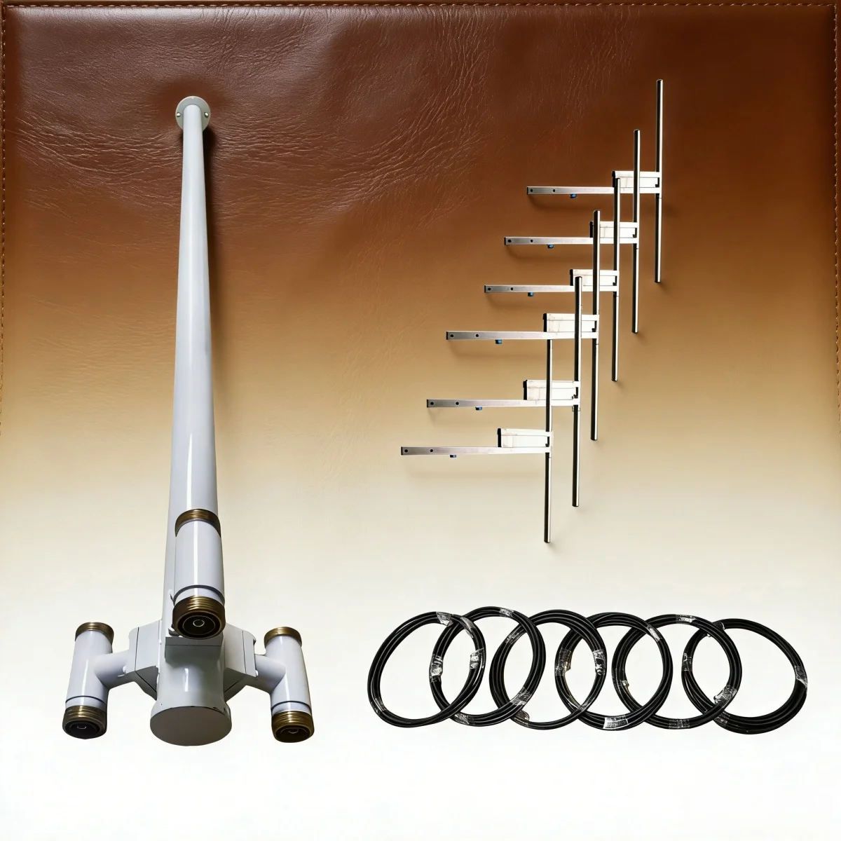 YXHT 6-Bay Dipole Antenna Full Kit, With Pole-Mounted Power Divider & Connecting Cables
YXHT 6-Bay Dipole Antenna Full Kit, With Pole-Mounted Power Divider & Connecting Cables