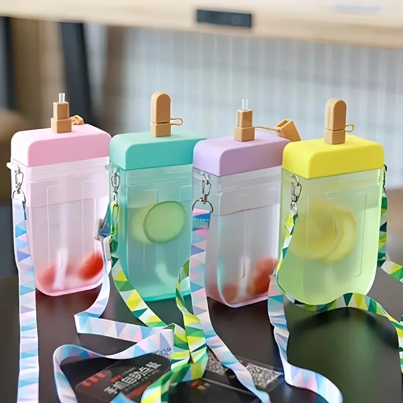 2-Piece 10.14Oz Popsicle-Shaped Water Bottles With Straw - Portable, Bpa-Free Plastic Cups For Outdoor Picnics & Travel
2-Piece 10.14Oz Popsicle-Shaped Water Bottles With Straw - Portable, Bpa-Free Plastic Cups For Outdoor Picnics & Travel