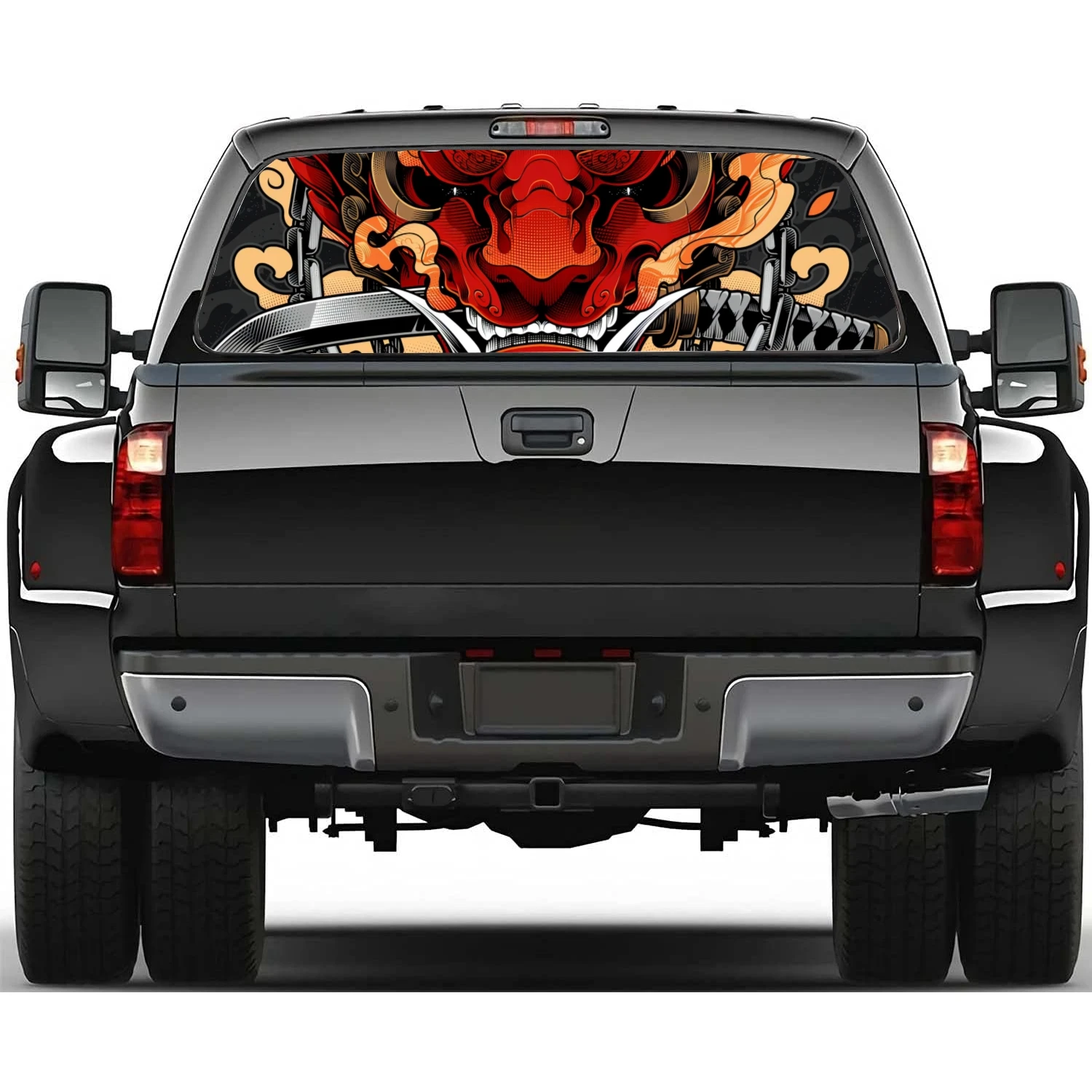 Japanese samurai mask Car Window Sticker Vinyl Translucent Display For Truck Car Wrap Vehicle Decal Sticker
Japanese samurai mask Car Window Sticker Vinyl Translucent Display For Truck Car Wrap Vehicle Decal Sticker