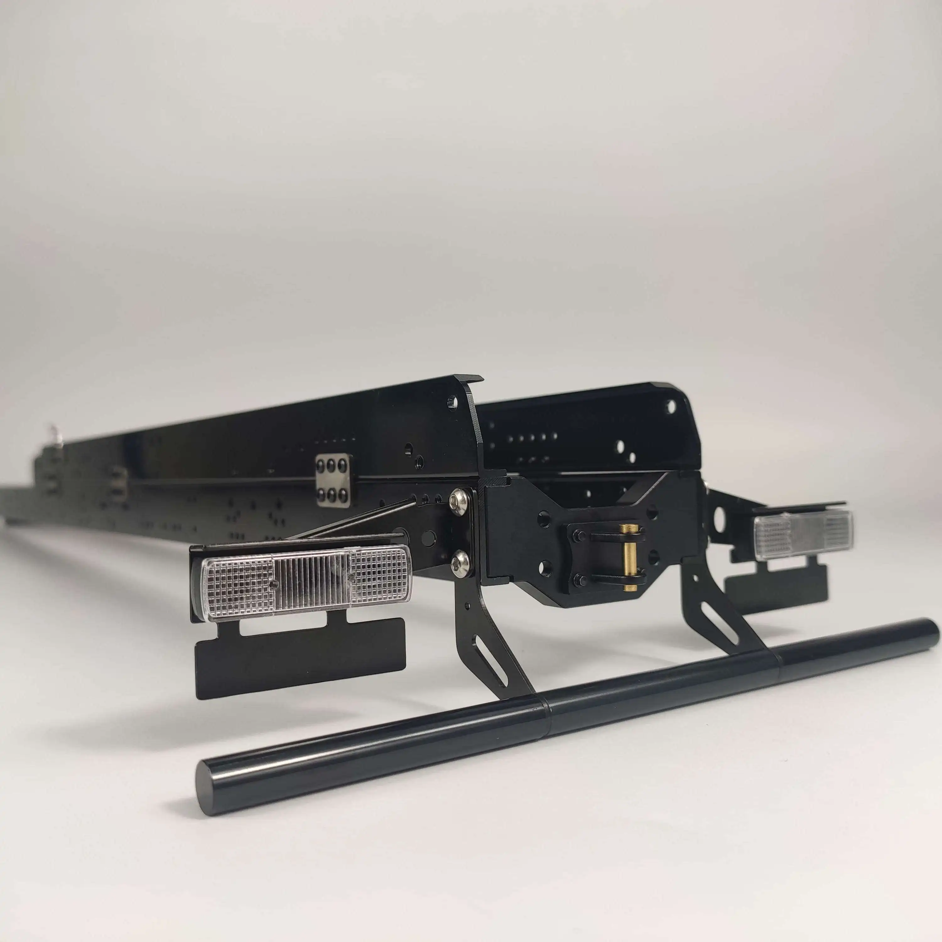 Металлический алюминиевый сплав, двухслойный удлиненный металлический шасси, балка 8X8, 60 см для 1/14 Tamiya RC Truck Tractor DIY
Металлический алюминиевый сплав, двухслойный удлиненный металлический шасси, балка 8X8, 60 см для 1/14 Tamiya RC Truck Tractor DIY