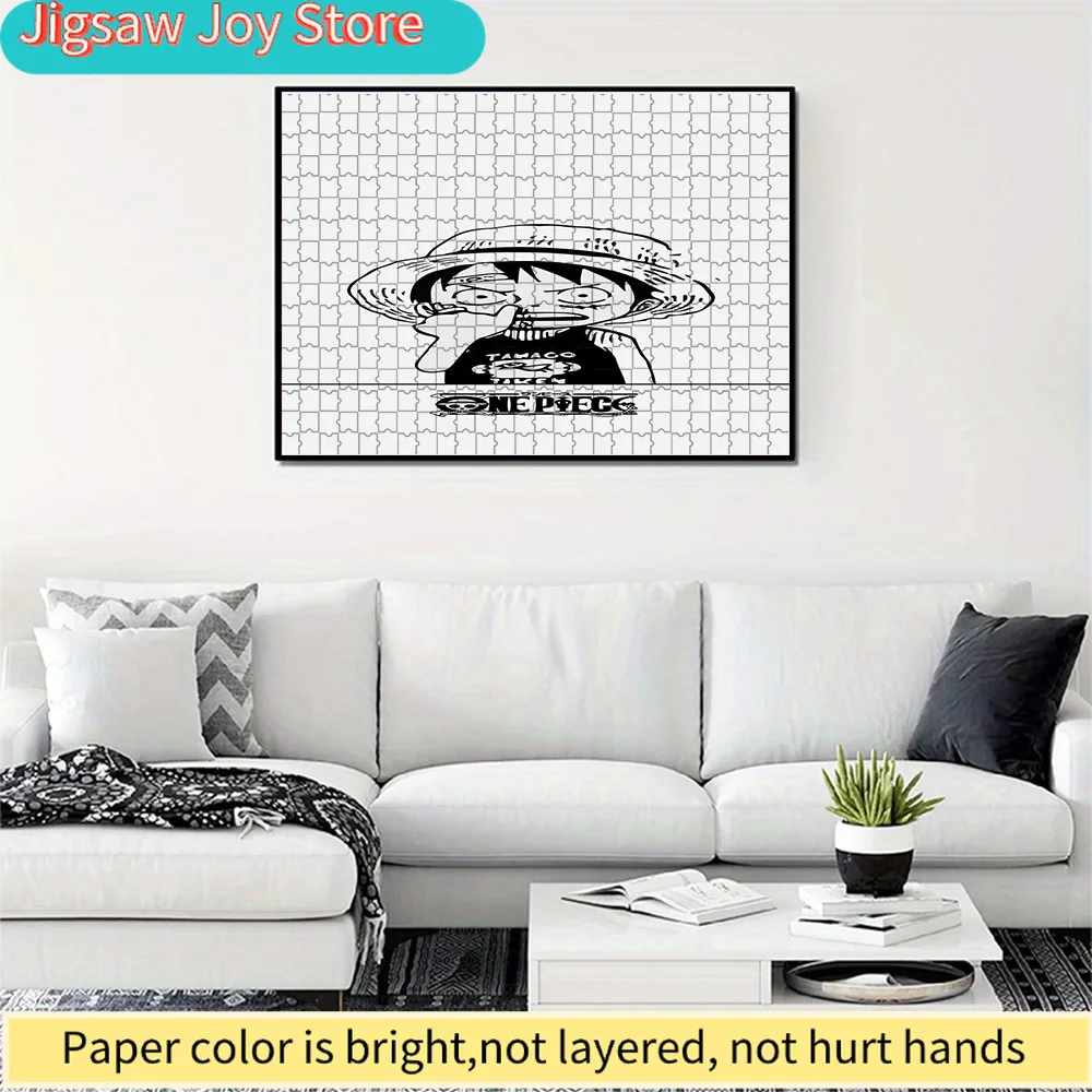 Premium Paper Jigsaw Puzzle One Piece Monkey D. Luffy Funny Black and White Manga Scene Anime Art High Quality Cardboard Puzzle
Premium Paper Jigsaw Puzzle One Piece Monkey D. Luffy Funny Black and White Manga Scene Anime Art High Quality Cardboard Puzzle