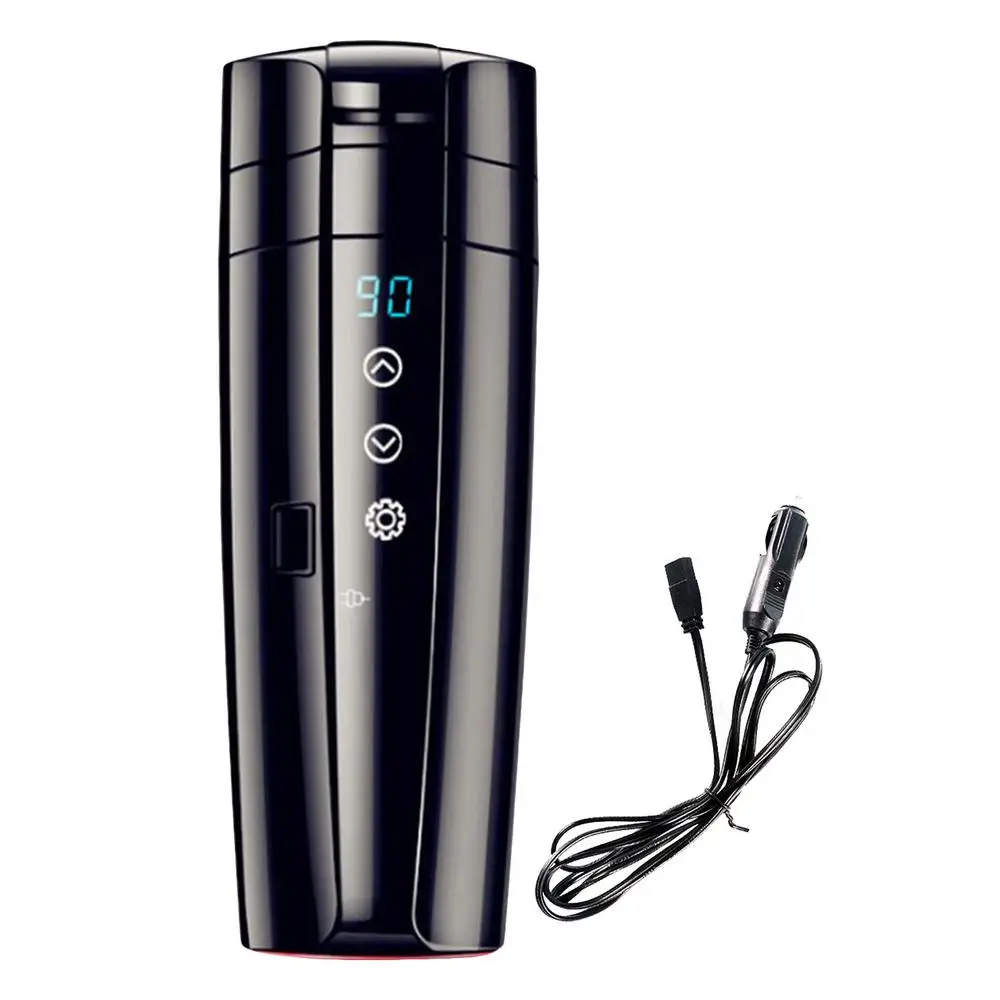 400 мл портативная автомобильная чашка с подогревом 12 В 24 В универсальная электрическая чашка для нагрева воды с ЖК-дисплеем чайник кофе, чай, молоко, нержавеющая сталь 304
400 мл портативная автомобильная чашка с подогревом 12 В 24 В универсальная электрическая чашка для нагрева воды с ЖК-дисплеем чайник кофе, чай, молоко, нержавеющая сталь 304