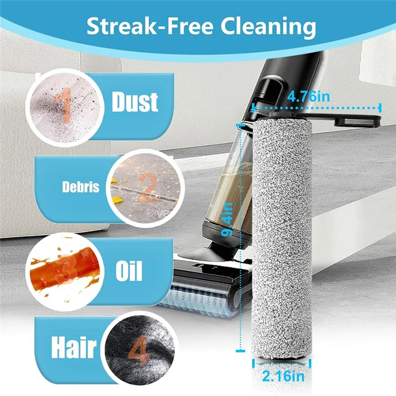 A24P Brush And HEPA Filter Replacement For Floor ONE S5 / S5 Pro / S5 Pro 2 / S5 Blue Cordless Wet Dry Vacuum Cleaner Accessorie
A24P Brush And HEPA Filter Replacement For Floor ONE S5 / S5 Pro / S5 Pro 2 / S5 Blue Cordless Wet Dry Vacuum Cleaner Accessorie