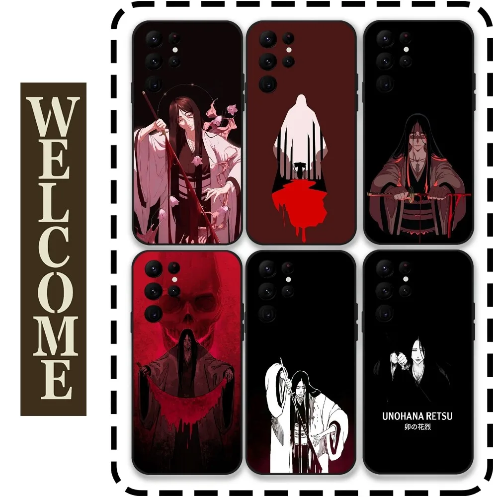 U-Unohana Retsu B-Bleach Anime Phone Case for Samsung Galaxy S24 Ultra S22 S23 Ultra S21 S20 5G Protective Silicone TPU Funda
U-Unohana Retsu B-Bleach Anime Phone Case for Samsung Galaxy S24 Ultra S22 S23 Ultra S21 S20 5G Protective Silicone TPU Funda