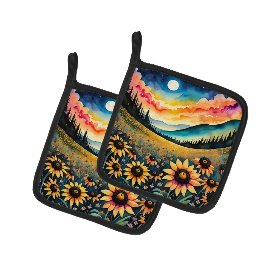 Colorful Blackeyed Susans Pair of Pot Holders Kitchen Heat Resistant Pot Holders Sets Oven Hot Pads for Cooking Baking BBQ 7 1
Colorful Blackeyed Susans Pair of Pot Holders Kitchen Heat Resistant Pot Holders Sets Oven Hot Pads for Cooking Baking BBQ 7 1
