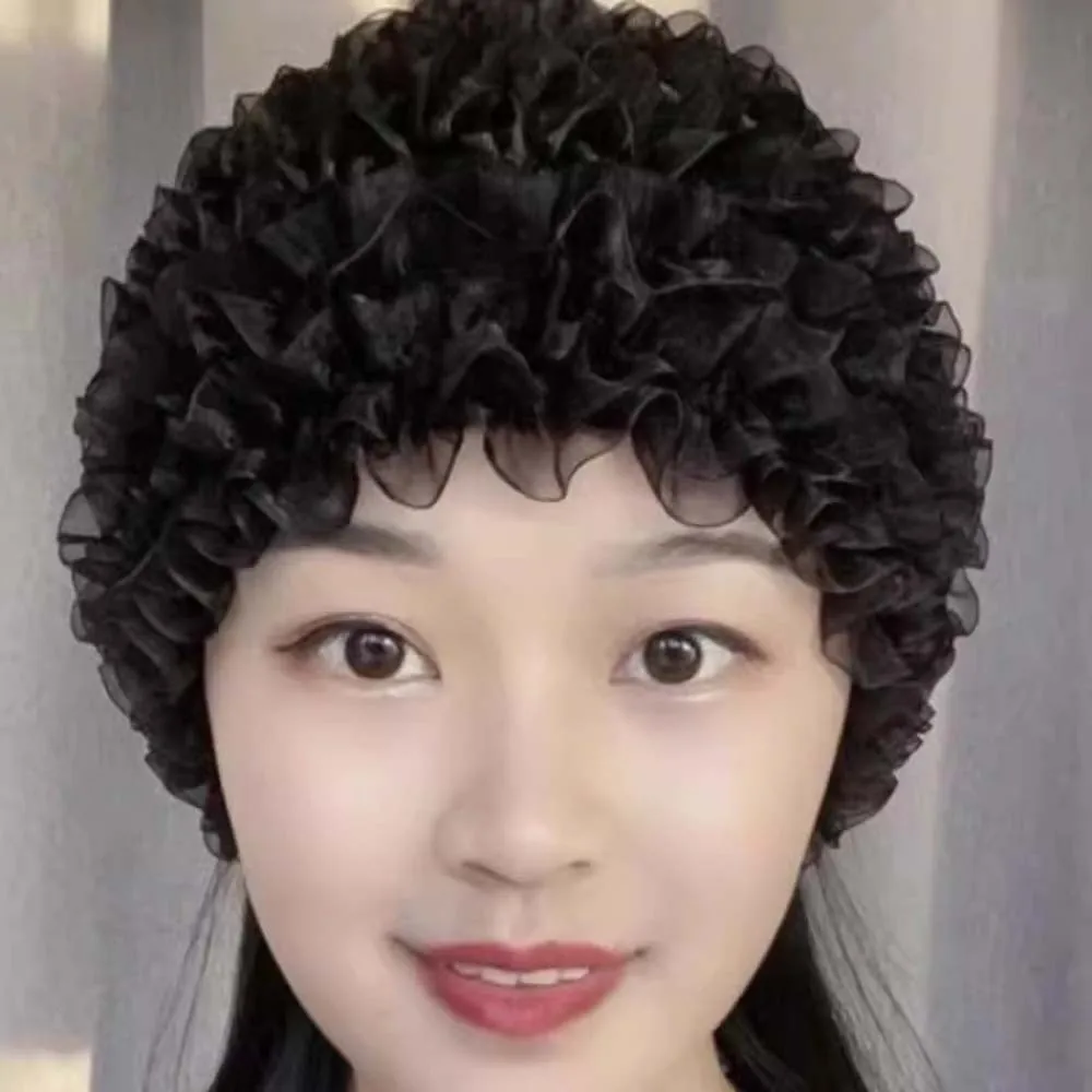 Soft Beauty Lace Curling Hat Polyester Breathable Elderly Beauty Cap Brimless Beanie Solid Color Elastic Curly Hair Hat Girls
Soft Beauty Lace Curling Hat Polyester Breathable Elderly Beauty Cap Brimless Beanie Solid Color Elastic Curly Hair Hat Girls
