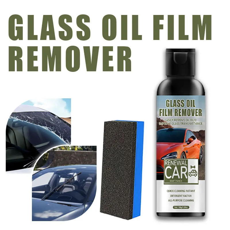 Средство для удаления масляной пленки из автомобильного стекла + губка — быстро растворяет стойкие пятна, восстанавливает четкость, защита от загрязнения, безопасно для всех стекол 
Средство для удаления масляной пленки из автомобильного стекла + губка — быстро растворяет стойкие пятна, восстанавливает четкость, защита от загрязнения, безопасно для всех стекол