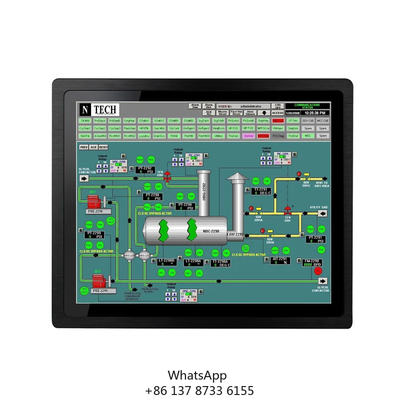 KINGONE Full Aluminum Automation Control Dual Lan Fanless 10 Point 19 Inch Touch Industrial All In One Pc With Rs232 Rs485
KINGONE Full Aluminum Automation Control Dual Lan Fanless 10 Point 19 Inch Touch Industrial All In One Pc With Rs232 Rs485