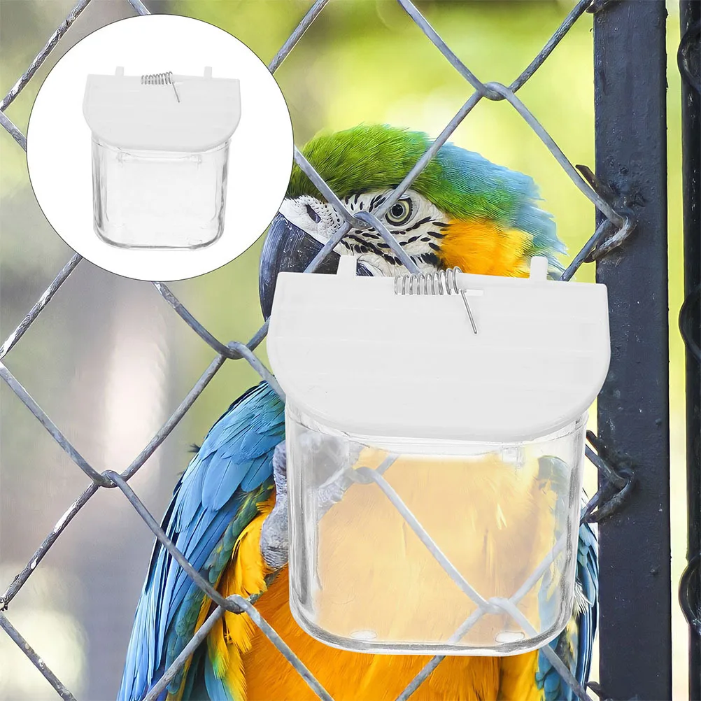 3Pcs Bird Cage Food Holder Spring Attached Spillproof Hanging Cup for Small Birds Parrot Feeding Station Bird Cage Food Dish
3Pcs Bird Cage Food Holder Spring Attached Spillproof Hanging Cup for Small Birds Parrot Feeding Station Bird Cage Food Dish