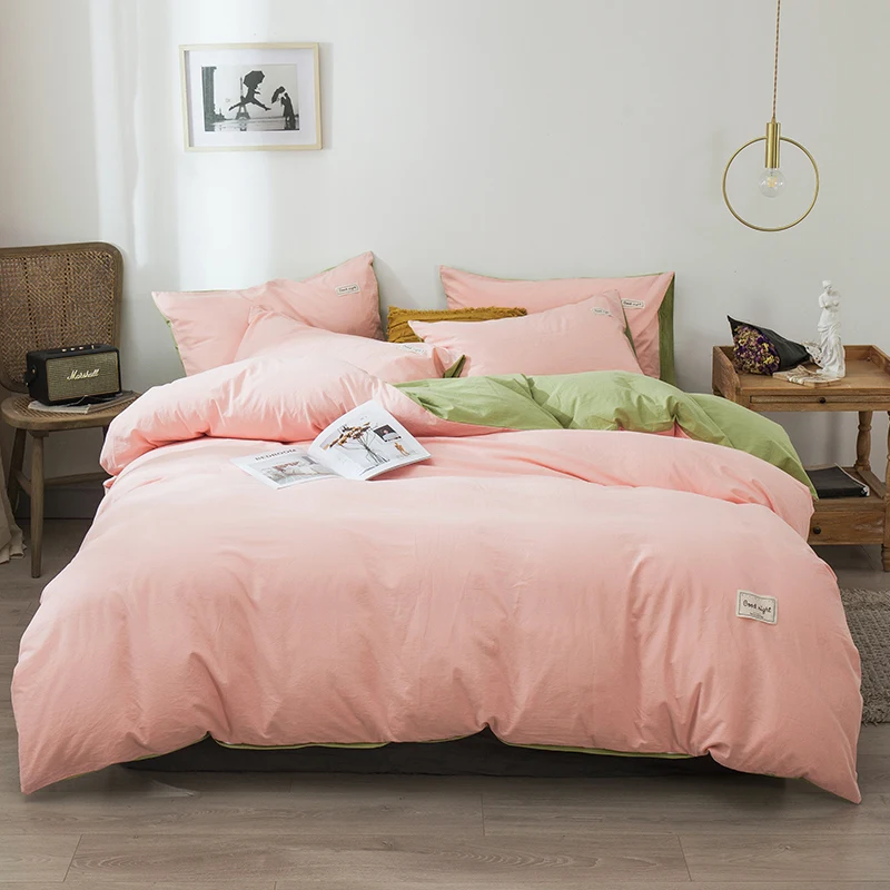 2022 New Long-staple Cotton Four-piece Bed Sheet Star And Moon Pattern Plain Cotton Bedding Light Luxury Models Denim Pink Green
2022 New Long-staple Cotton Four-piece Bed Sheet Star And Moon Pattern Plain Cotton Bedding Light Luxury Models Denim Pink Green