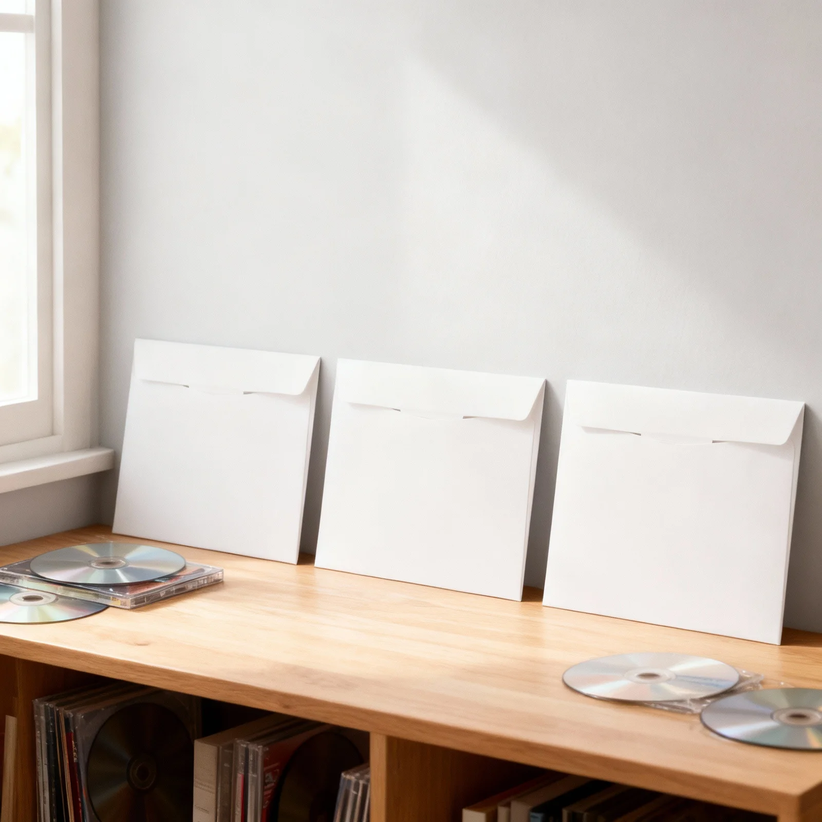 10Pcs Flat Cd Mailer Envelopes White Paper Sleeves for Shipping Compact Storage Solution for Cds Dvds and Memory Cards
10Pcs Flat Cd Mailer Envelopes White Paper Sleeves for Shipping Compact Storage Solution for Cds Dvds and Memory Cards