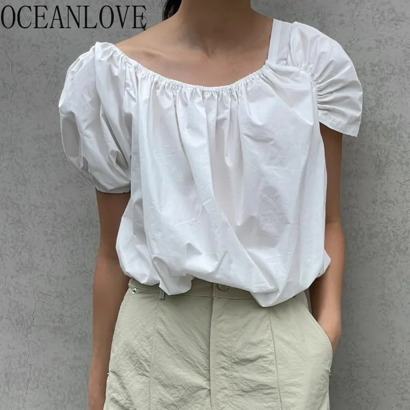 OCEANLOVE Blouses Puff Sleeve Sweet Solid Spring Summer Korean Fashion Chic Simple Women Shirts Square Neck Blusas Feminina
OCEANLOVE Blouses Puff Sleeve Sweet Solid Spring Summer Korean Fashion Chic Simple Women Shirts Square Neck Blusas Feminina