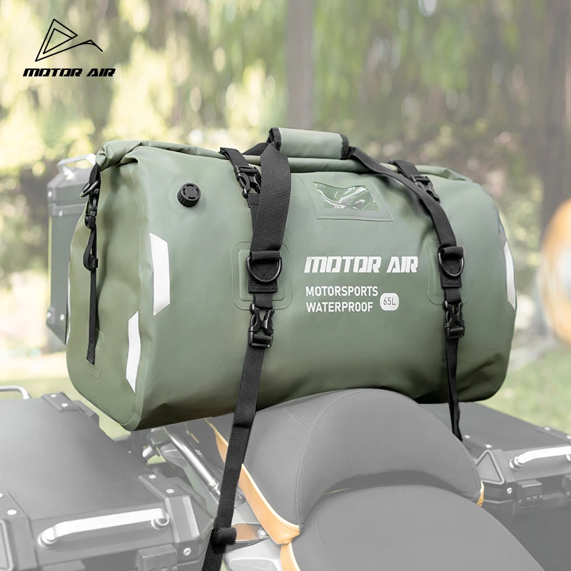 Motor Air 45L/65L High-Capacity Motorcycle Bag Outdoor Travel Gears Riding Back Seat Package Multifunctional Waterproof Tail Bag
Motor Air 45L/65L High-Capacity Motorcycle Bag Outdoor Travel Gears Riding Back Seat Package Multifunctional Waterproof Tail Bag