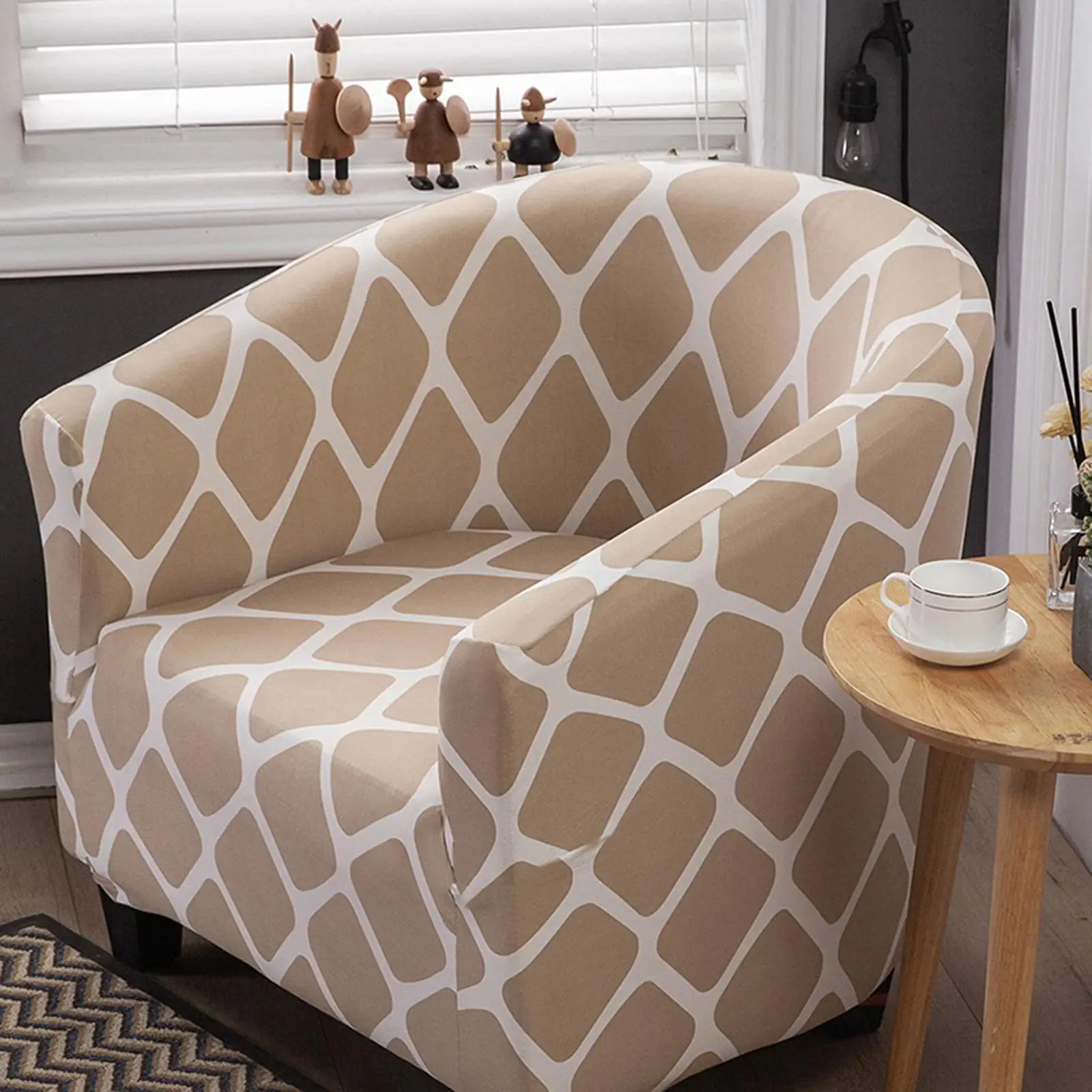 Club Chair Slipcover Anti-Skid Armchair Cover Furniture Decor
Club Chair Slipcover Anti-Skid Armchair Cover Furniture Decor
