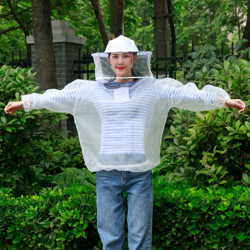 Anti-bee clothing breathable mesh bee protective clothing sunscreen bee hat protective supplies summer air conditioning clothing
Anti-bee clothing breathable mesh bee protective clothing sunscreen bee hat protective supplies summer air conditioning clothing