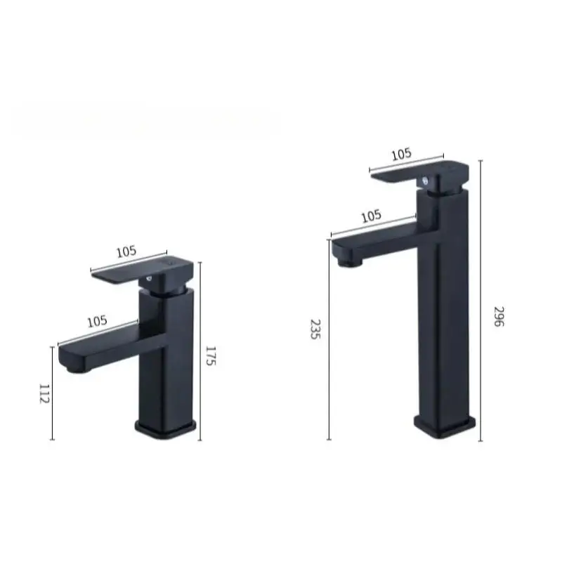 Black Chrome Basin Faucet Hot and Cold Mixer Tap Sink Inlet Water Kitchen G1/2 Bathroom Deck Pipes Faucets Mounted
Black Chrome Basin Faucet Hot and Cold Mixer Tap Sink Inlet Water Kitchen G1/2 Bathroom Deck Pipes Faucets Mounted