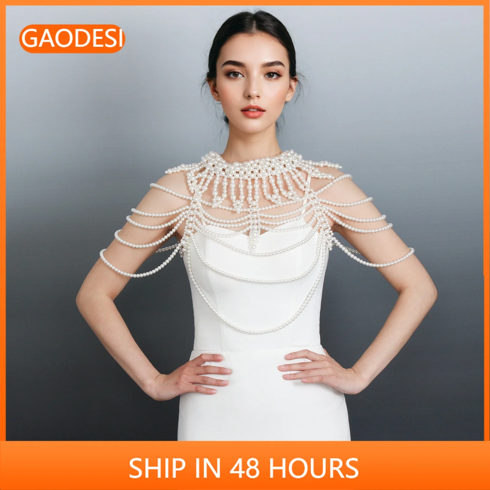 Pearl Bride Shawl Handmade Knitted Wedding Accessory Plastic Pearl White Short Top Suitable for Weddings Gorgeous Shawl GP39
Pearl Bride Shawl Handmade Knitted Wedding Accessory Plastic Pearl White Short Top Suitable for Weddings Gorgeous Shawl GP39