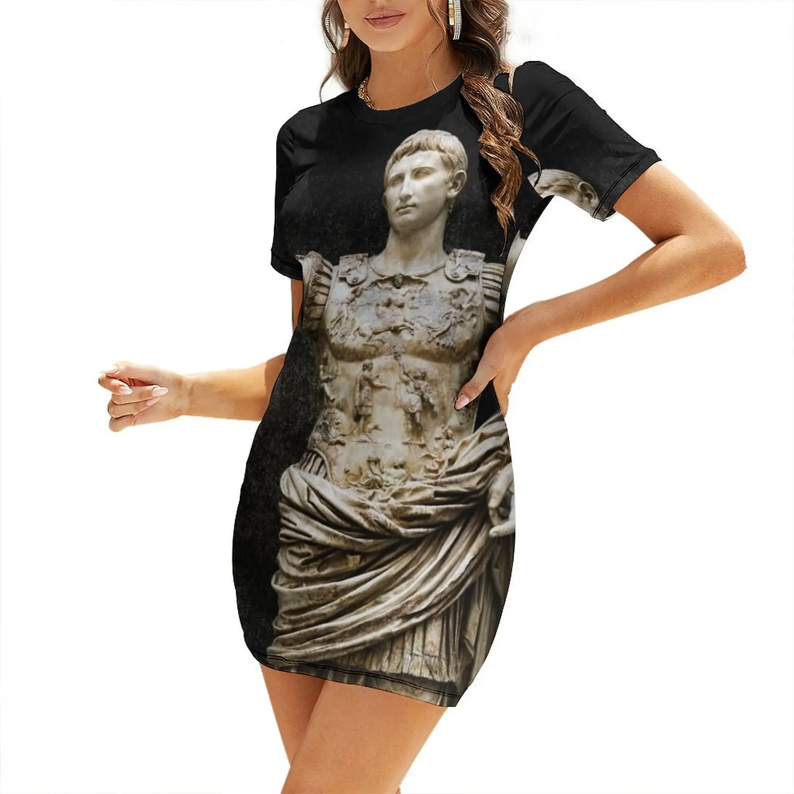 Augustus of Prima Porta Short Sleeved Dress dresses for women women's summer clothing 2025
Augustus of Prima Porta Short Sleeved Dress dresses for women women's summer clothing 2025