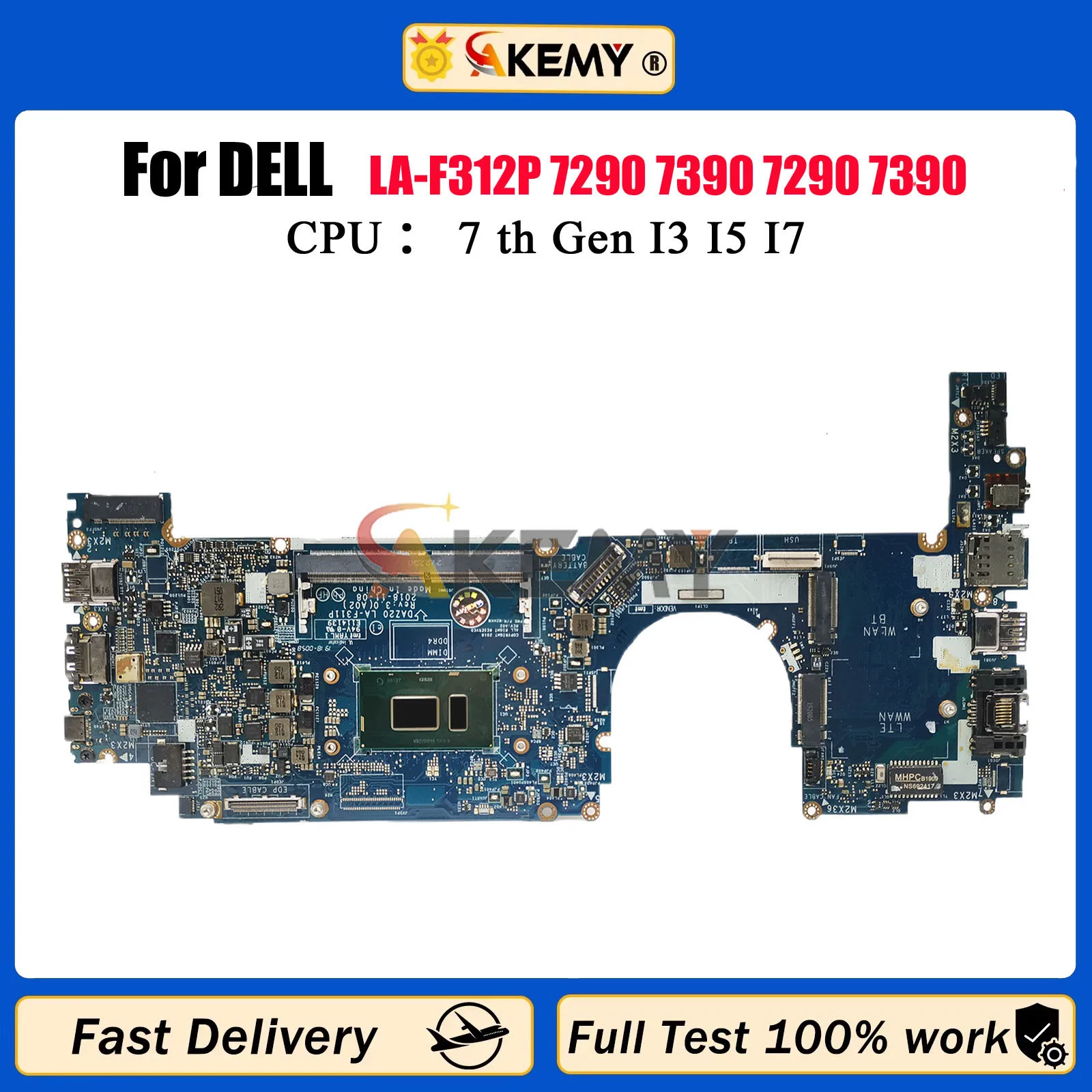 LA-F311P для ноутбука Dell Latitude 7290 7390, материнская плата с i5-8350U i7-8650U 0MXW44 0T46Y8 0N1RRT, материнская плата для ноутбука протестирована нормально
LA-F311P для ноутбука Dell Latitude 7290 7390, материнская плата с i5-8350U i7-8650U 0MXW44 0T46Y8 0N1RRT, материнская плата для ноутбука протестирована нормально