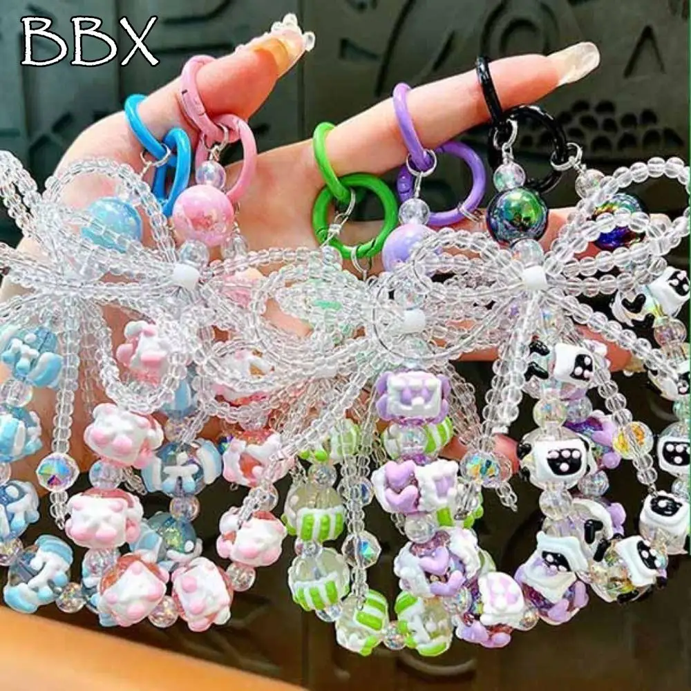 Anti-lost Bow String Bead Mobile Phone Chain Short Bag Charms Bow Phone Case Lanyard Trinket Ins Style 
Anti-lost Bow String Bead Mobile Phone Chain Short Bag Charms Bow Phone Case Lanyard Trinket Ins Style
