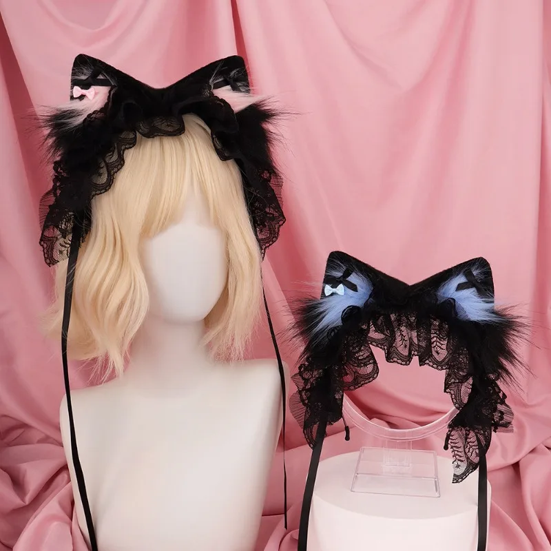 Handmade Cat Ears Headband Female Lolita Headgear Sweet Girl Hairpin Cos Comic-Con Headband Hair Accessories Plush Animal Ears
Handmade Cat Ears Headband Female Lolita Headgear Sweet Girl Hairpin Cos Comic-Con Headband Hair Accessories Plush Animal Ears