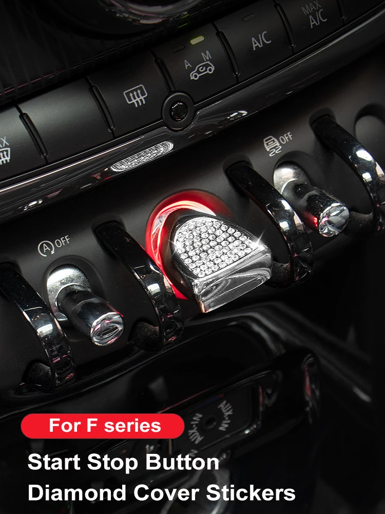 Car Engine Ignition Start Stop Button Cover Bling Diamond Crystal Decoration Sticker For Coope r F 54 F 55 F 56 F 60 Accessories
Car Engine Ignition Start Stop Button Cover Bling Diamond Crystal Decoration Sticker For Coope r F 54 F 55 F 56 F 60 Accessories