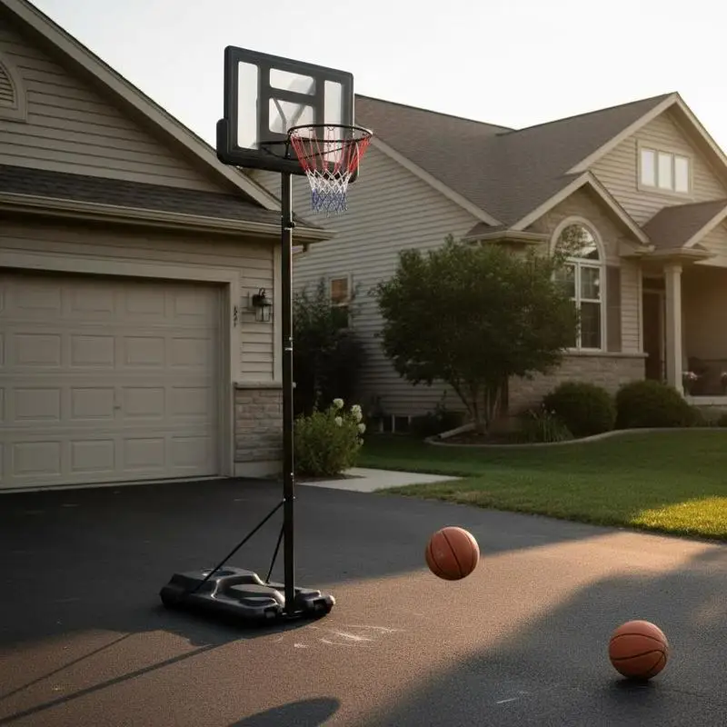 Height Adjustable Portable Shatterproof Backboard Basketball Hoop with 2 Nets
Height Adjustable Portable Shatterproof Backboard Basketball Hoop with 2 Nets