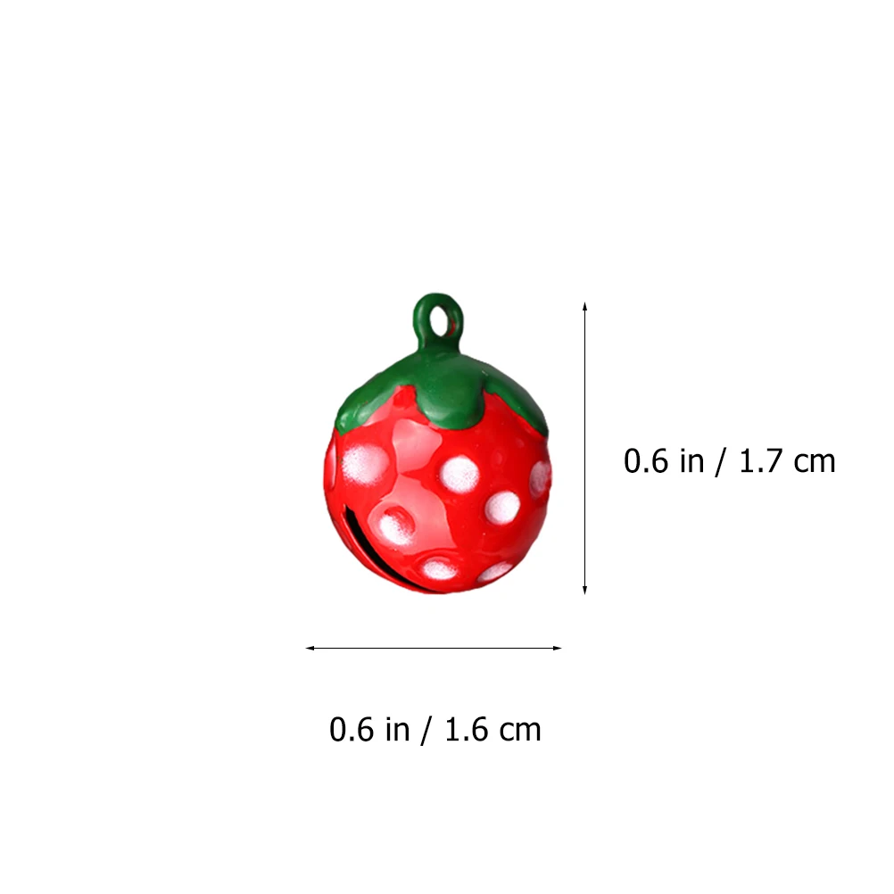 10pcs Strawberry Shape Pet Bells Iron Material Collar Strawberries Jingle Bell Mini Dog Cat Necklace Supplies
10pcs Strawberry Shape Pet Bells Iron Material Collar Strawberries Jingle Bell Mini Dog Cat Necklace Supplies