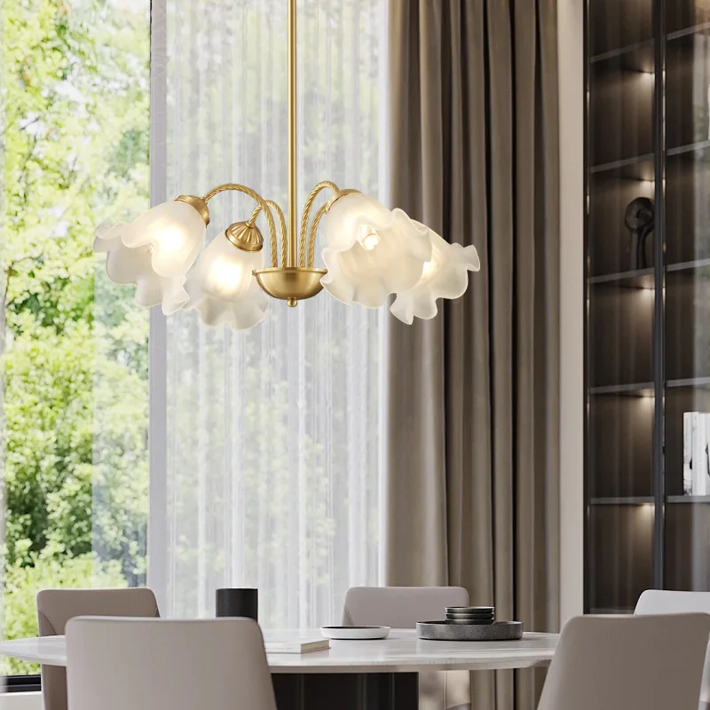 Nordic copper simple modern fancy American retro light luxurious living room dining room master bedroom pendant light
Nordic copper simple modern fancy American retro light luxurious living room dining room master bedroom pendant light