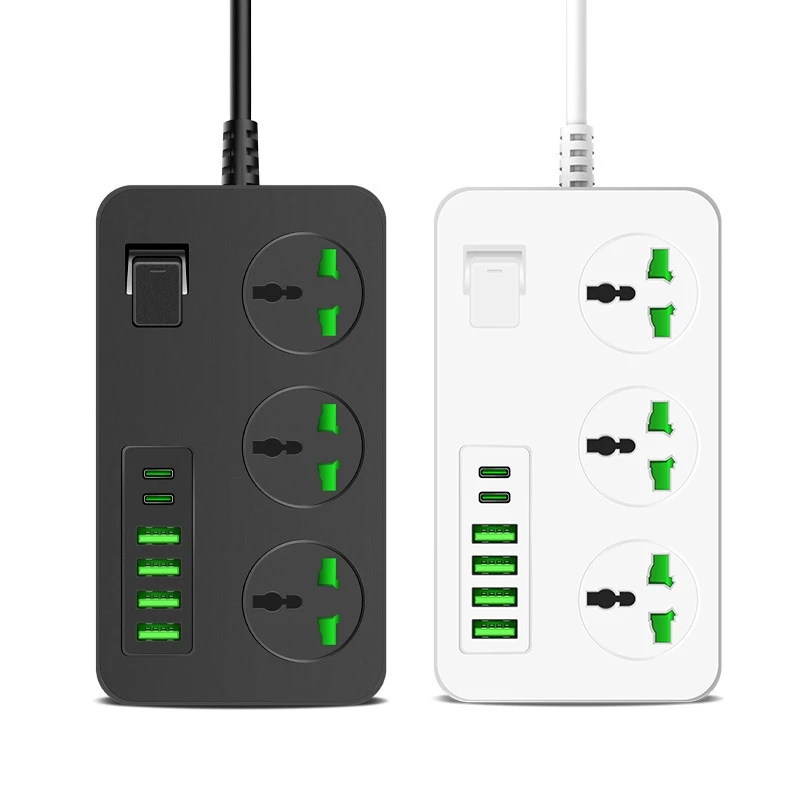 EU US UK Outlet Power Strip Multiprise Smart Home Extension Electrical Socket Type C 20W QC USB Port For Computer Phone Charger
EU US UK Outlet Power Strip Multiprise Smart Home Extension Electrical Socket Type C 20W QC USB Port For Computer Phone Charger