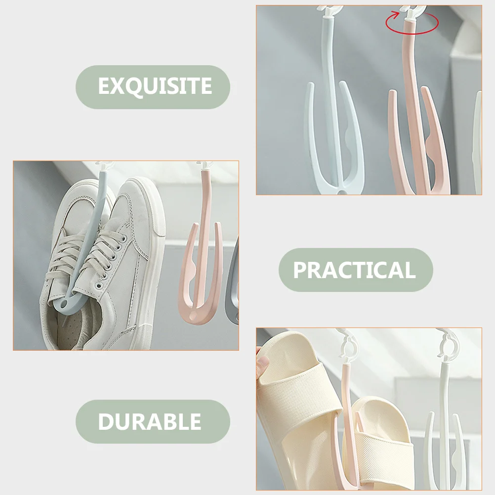 10 Pcs Shoe Rack Plastic Shoes Hanger Drying Display with Hooks Racks up Manual for Hanging Organizers
10 Pcs Shoe Rack Plastic Shoes Hanger Drying Display with Hooks Racks up Manual for Hanging Organizers