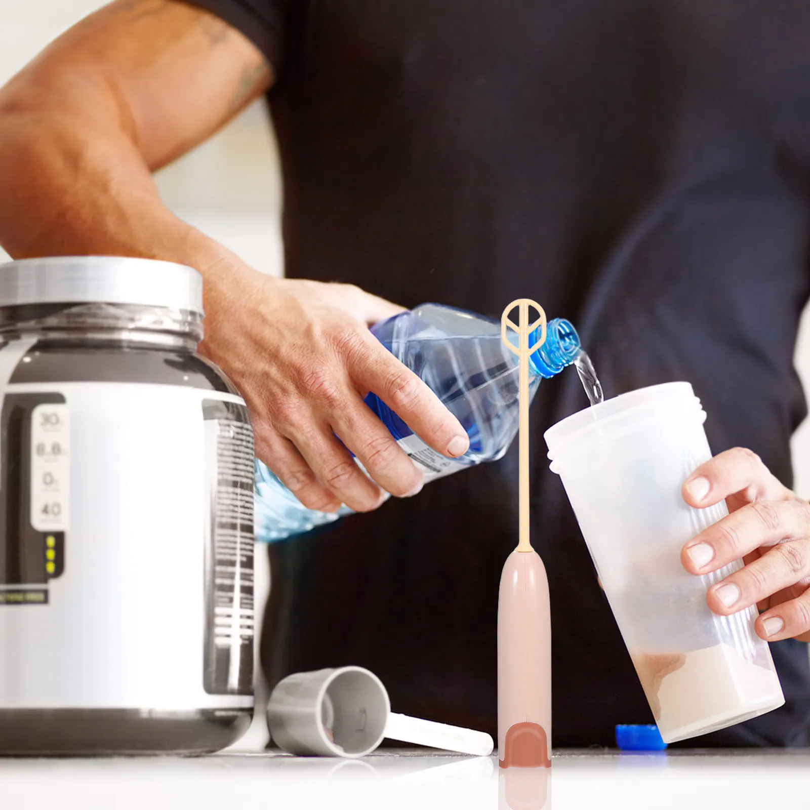 1 Set Electric Milk Powder Mixer Handheld Drink Mixer For Infant Formula Coffee Juice Multifunctional Stirrer Kitchen Supply
1 Set Electric Milk Powder Mixer Handheld Drink Mixer For Infant Formula Coffee Juice Multifunctional Stirrer Kitchen Supply