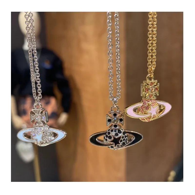 Star Necklace with Diamonds Saturn Pendant Sweet Cool Collarbone Chain Internet Celebrity Star Element
Star Necklace with Diamonds Saturn Pendant Sweet Cool Collarbone Chain Internet Celebrity Star Element