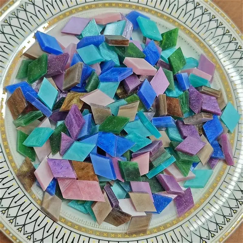 Around 107pcs Soft Acrylic Mosaic Tiles Lozenge Mix Colorful Tiles DIY Mosaic Making for Craft Arts Accessories 17
Around 107pcs Soft Acrylic Mosaic Tiles Lozenge Mix Colorful Tiles DIY Mosaic Making for Craft Arts Accessories 17