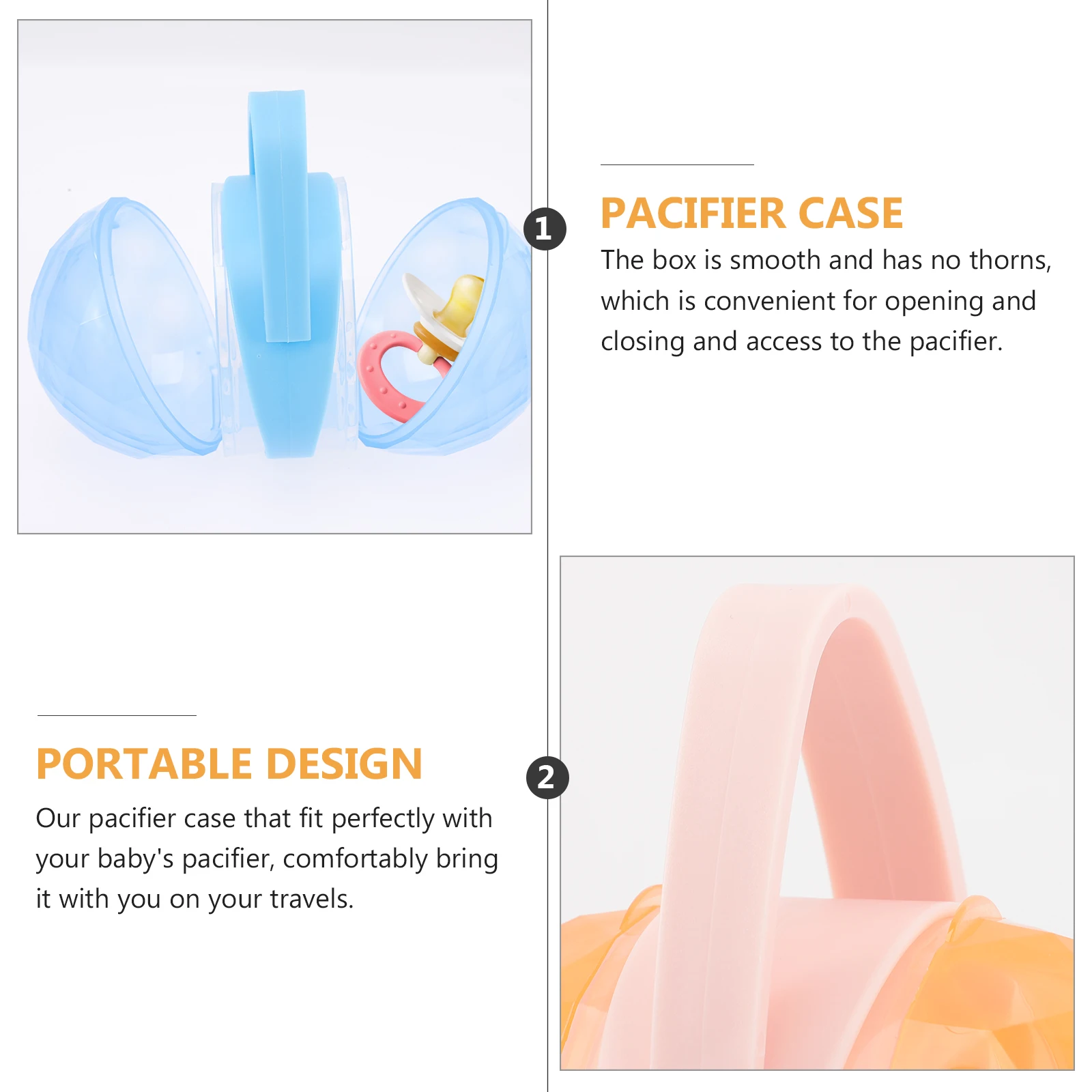Pacifier Case Dustproof Storage Box Portable Travel Holder Clip Newborn Sanitary Easy Feeding Supplies
Pacifier Case Dustproof Storage Box Portable Travel Holder Clip Newborn Sanitary Easy Feeding Supplies