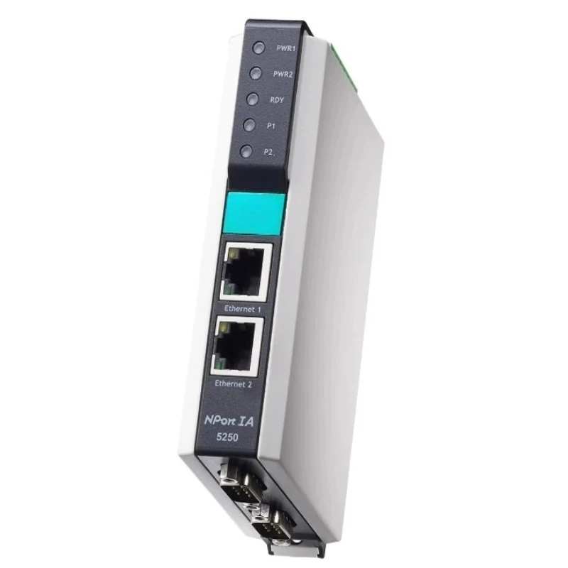 NPort IA5250 RS-232/422/485 2-портовый промышленный сетевой сервер последовательных портов, новый, оригинальный
NPort IA5250 RS-232/422/485 2-портовый промышленный сетевой сервер последовательных портов, новый, оригинальный