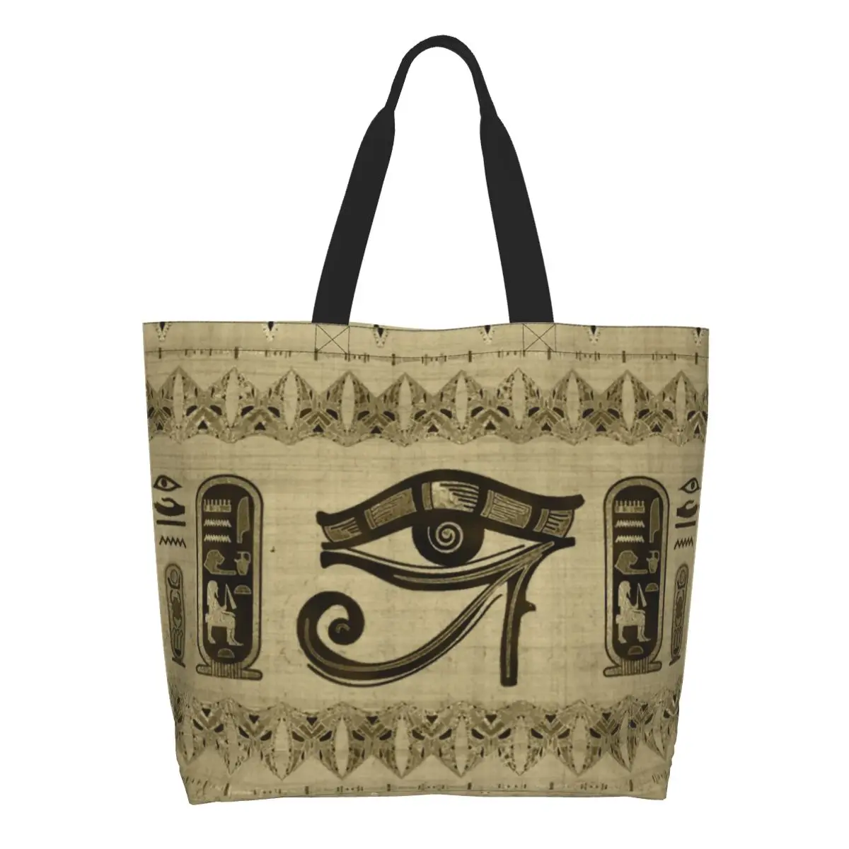 Сумка-тоут с милым принтом на заказ, египетский глаз Гора, прочная парусиновая сумка-шоппер на плечо, сумка с иероглифой Древнего Египта
Сумка-тоут с милым принтом на заказ, египетский глаз Гора, прочная парусиновая сумка-шоппер на плечо, сумка с иероглифой Древнего Египта
