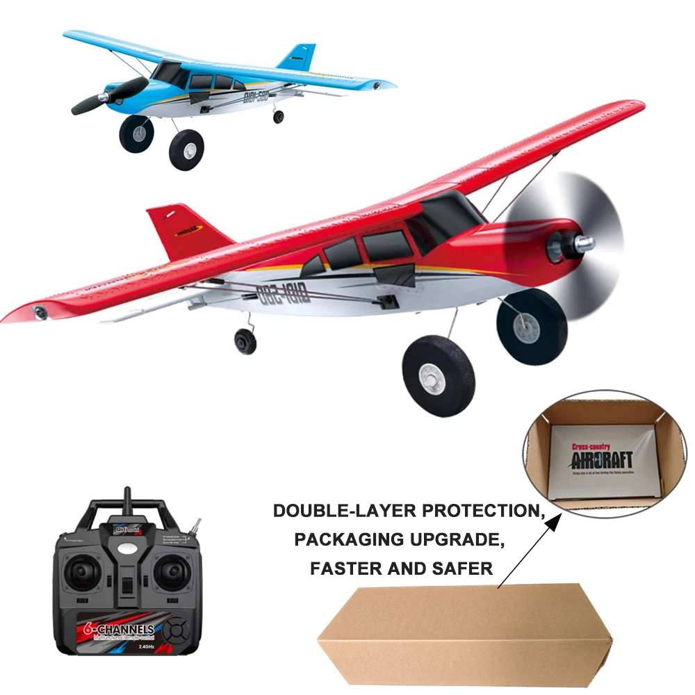 Qidi560 RC Самолет Moore M7 Внедорожный 4-канальный самолет с дистанционным управлением Бесщеточный самолет с фиксированным крылом Модель самолета EPP Пенопластовые игрушки для детей
Qidi560 RC Самолет Moore M7 Внедорожный 4-канальный самолет с дистанционным управлением Бесщеточный самолет с фиксированным крылом Модель самолета EPP Пенопластовые игрушки для детей