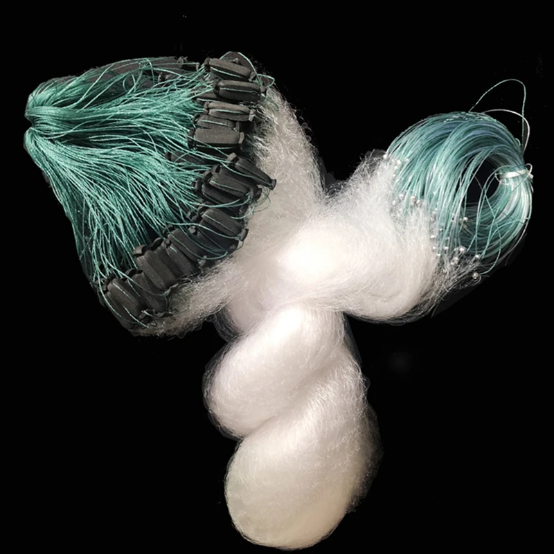 100 meter three-layer imported white silk fishing net is
100 meter three-layer imported white silk fishing net is
