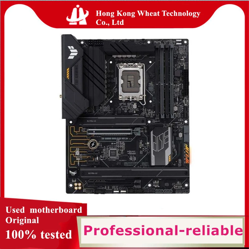 Материнская плата для Intel B660 TUF GAMING B660-PLUS WIFI D4, б/у оригинальная материнская плата 1700 LGA1700 DDR4 128 ГБ M.2 SATA3 для настольных ПК
Материнская плата для Intel B660 TUF GAMING B660-PLUS WIFI D4, б/у оригинальная материнская плата 1700 LGA1700 DDR4 128 ГБ M.2 SATA3 для настольных ПК