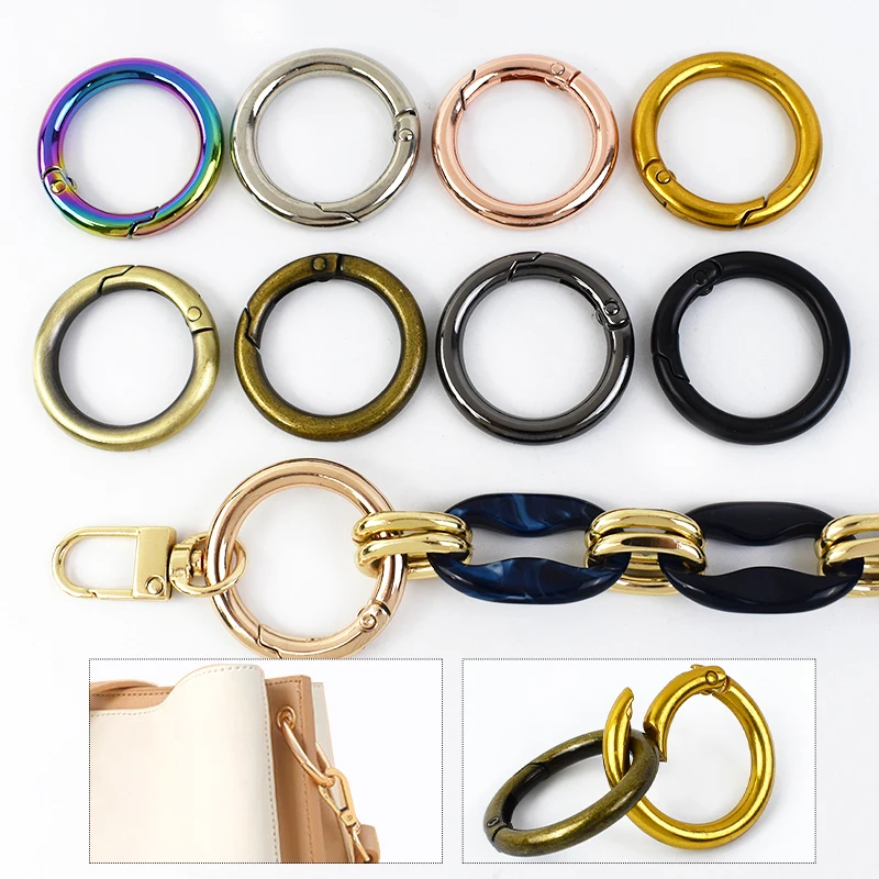 20Pcs Meetee 10-50mm Openable Dog Collar Spring Snap Hook Metal O Ring Buckle Bag Strap Connect Clasp Keychain DIY Accessories
20Pcs Meetee 10-50mm Openable Dog Collar Spring Snap Hook Metal O Ring Buckle Bag Strap Connect Clasp Keychain DIY Accessories