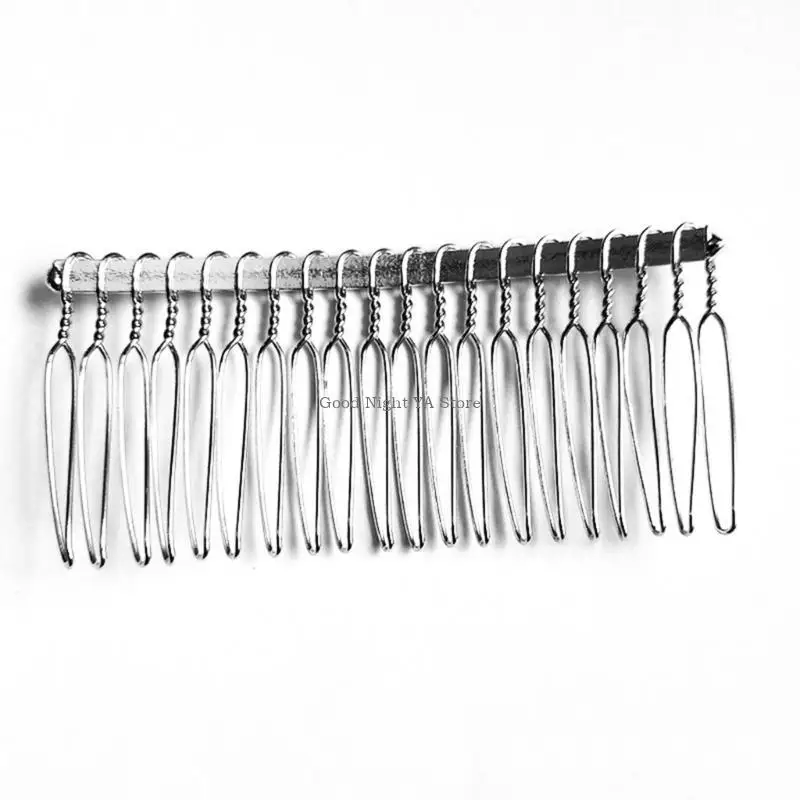 10pack Fancy Teeth Metal Hair Combs Decorative Hair Combs Bridal Hair Comb for Wedding Veils and Updos
10pack Fancy Teeth Metal Hair Combs Decorative Hair Combs Bridal Hair Comb for Wedding Veils and Updos