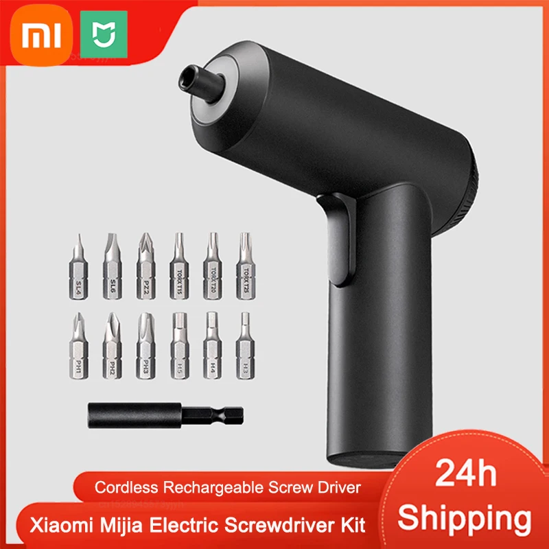 Xiaomi Mijia Electric Screwdriver Kit Power Tools Cordless Rechargeable Screw Driver 3.6V Li-ion Battery 5N 12Pcs S2 Steel Bits
Xiaomi Mijia Electric Screwdriver Kit Power Tools Cordless Rechargeable Screw Driver 3.6V Li-ion Battery 5N 12Pcs S2 Steel Bits