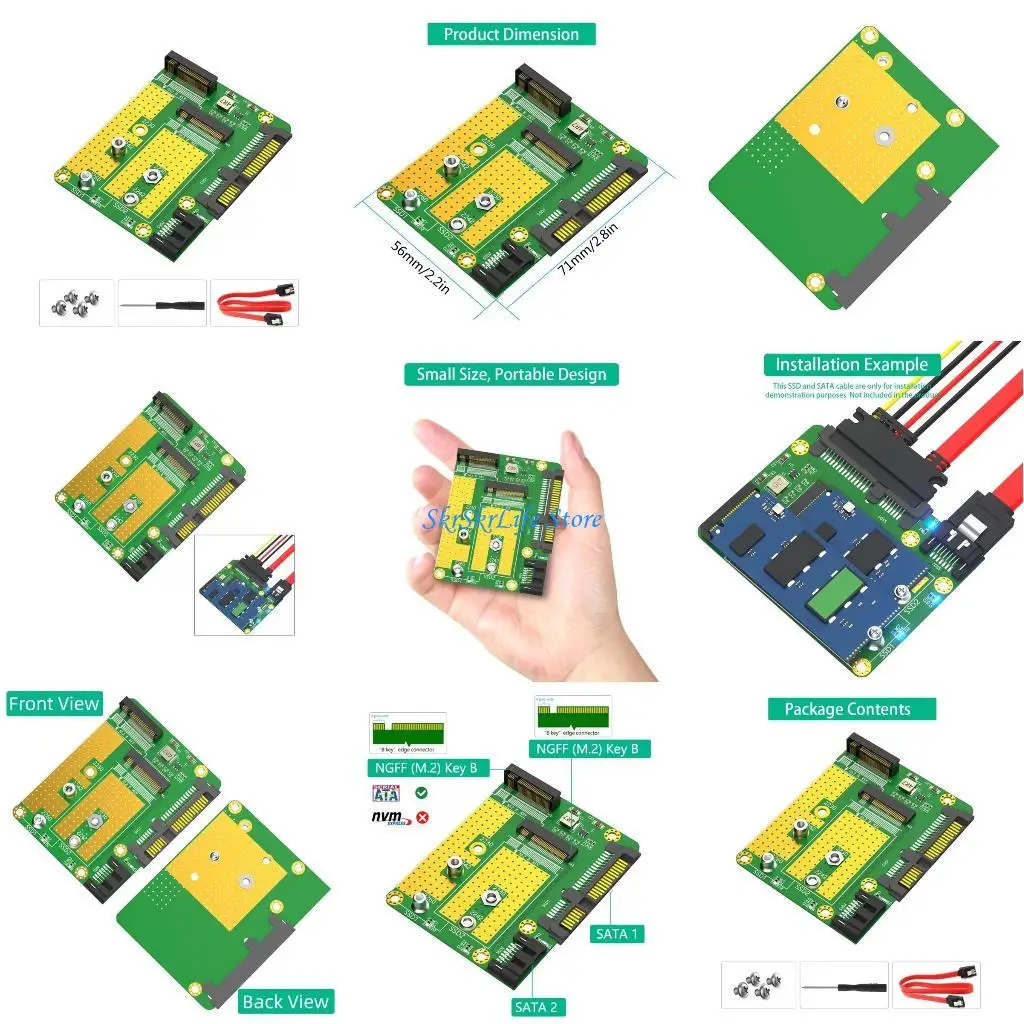 E65E B NGFF SSD to 2.5in Adapters NGFF to Converters
E65E B NGFF SSD to 2.5in Adapters NGFF to Converters