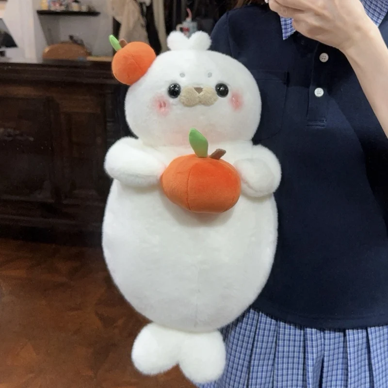 Cute White Seal Plush Toy 3 Styles Persimmon,Starfish,Pillow Soft Fluffy Stuffed Animal Doll for Home Decor and Gifts.
Cute White Seal Plush Toy 3 Styles Persimmon,Starfish,Pillow Soft Fluffy Stuffed Animal Doll for Home Decor and Gifts.