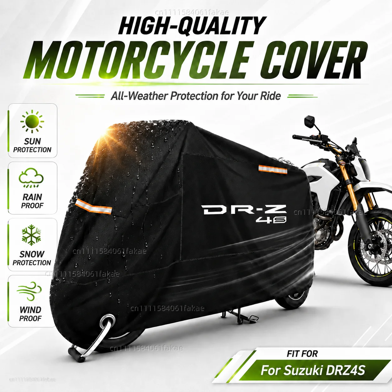 Motorcycle Cover Waterproof Outdoor All Season Dustproof UV Protective Moto Scooter Rain Cover For Suzuki DRZ400 DRZ400E DRZ400S
Motorcycle Cover Waterproof Outdoor All Season Dustproof UV Protective Moto Scooter Rain Cover For Suzuki DRZ400 DRZ400E DRZ400S