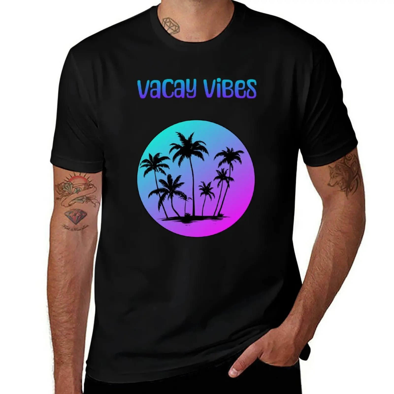 Vacay Vibes Palm Trees, Pink, Purple, Blue & Aqua. T-Shirt for a boy anime clothes summer tops t shirt for men
Vacay Vibes Palm Trees, Pink, Purple, Blue & Aqua. T-Shirt for a boy anime clothes summer tops t shirt for men
