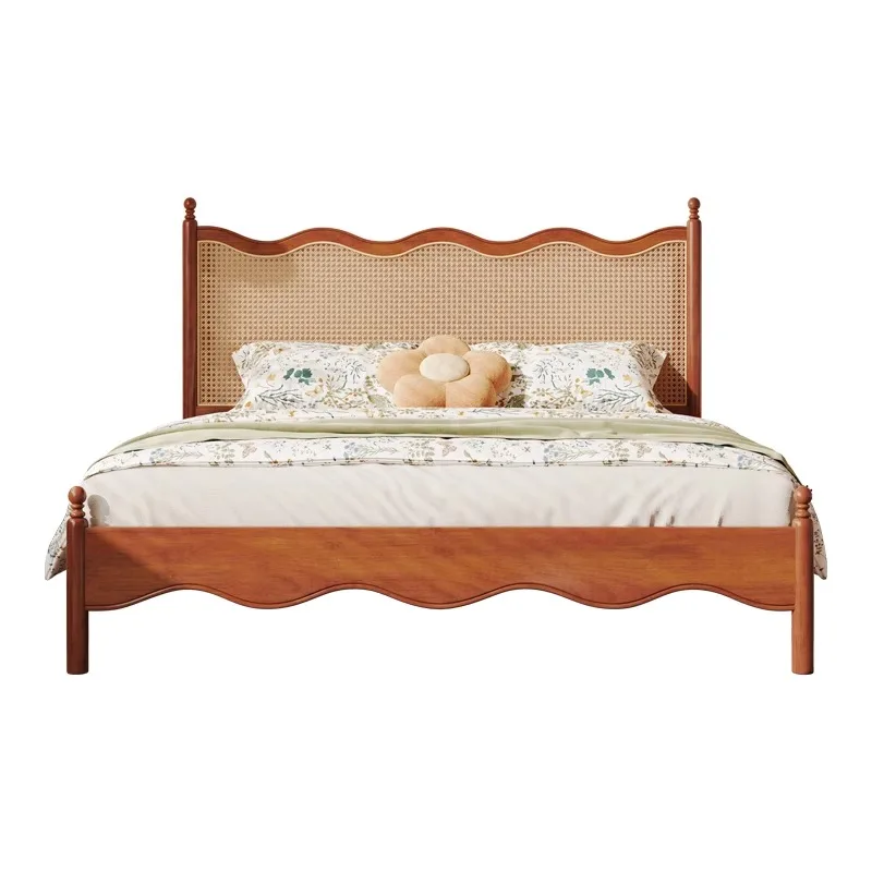 All-Solid Wooden Bed Simple Modern 1.8/1.5 Meters Double Master Bedroom Vine-Edged Winsha Bed for Hotels
All-Solid Wooden Bed Simple Modern 1.8/1.5 Meters Double Master Bedroom Vine-Edged Winsha Bed for Hotels